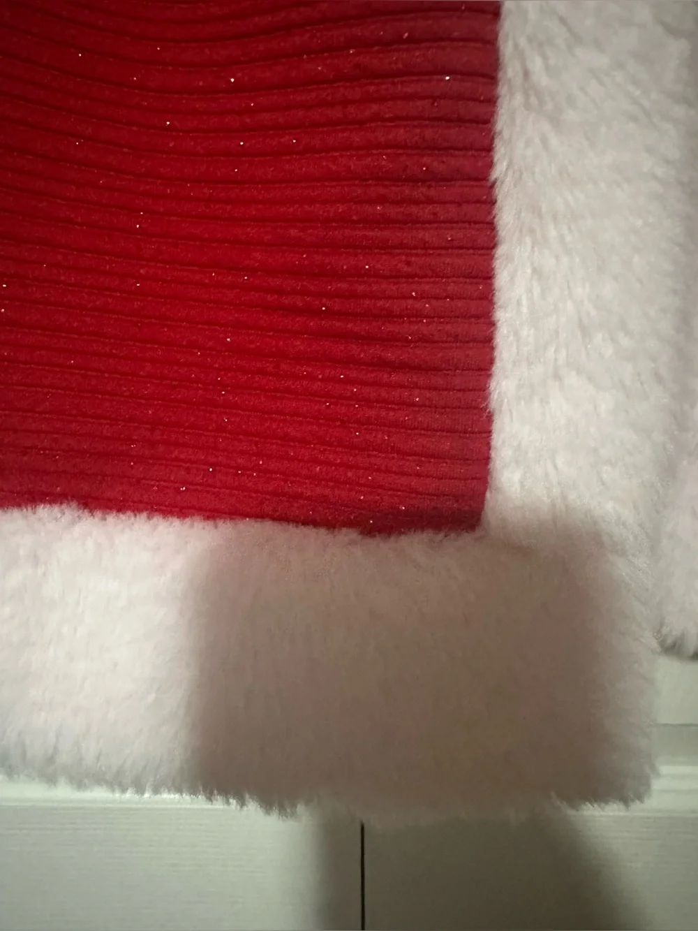 Blueberi Boulevard Red Holiday Faux-Fur White Trim Dress Coat for Kids Sz 6